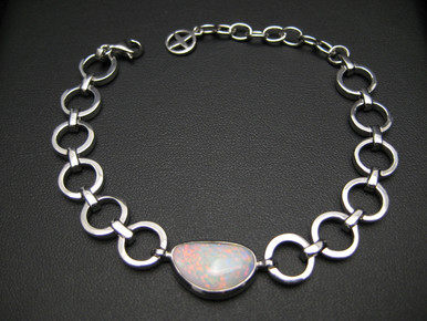 White Beaded Brianna Bracelet main image 1