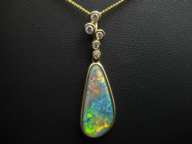 Festival - Black Opal Pendant