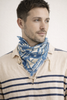 SHIP BLOCK PRINT VOILE BANDANA