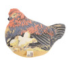 Mother Hen Pillow 9"x8" Cotton Vintage Toy Style