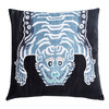 Tibetan Tiger Velvet Pillow Lapis 22x22