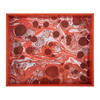 Carnelian Rectangular Lacquer Tray – Sienna | Handcrafted Wood Serving Tray