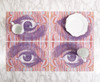 Siren Song Papier Eye Woven Vinyl Placemats – Set of 4