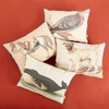 Rock Dove Vintage Canvas Pillow 12"x16" | Siren Song