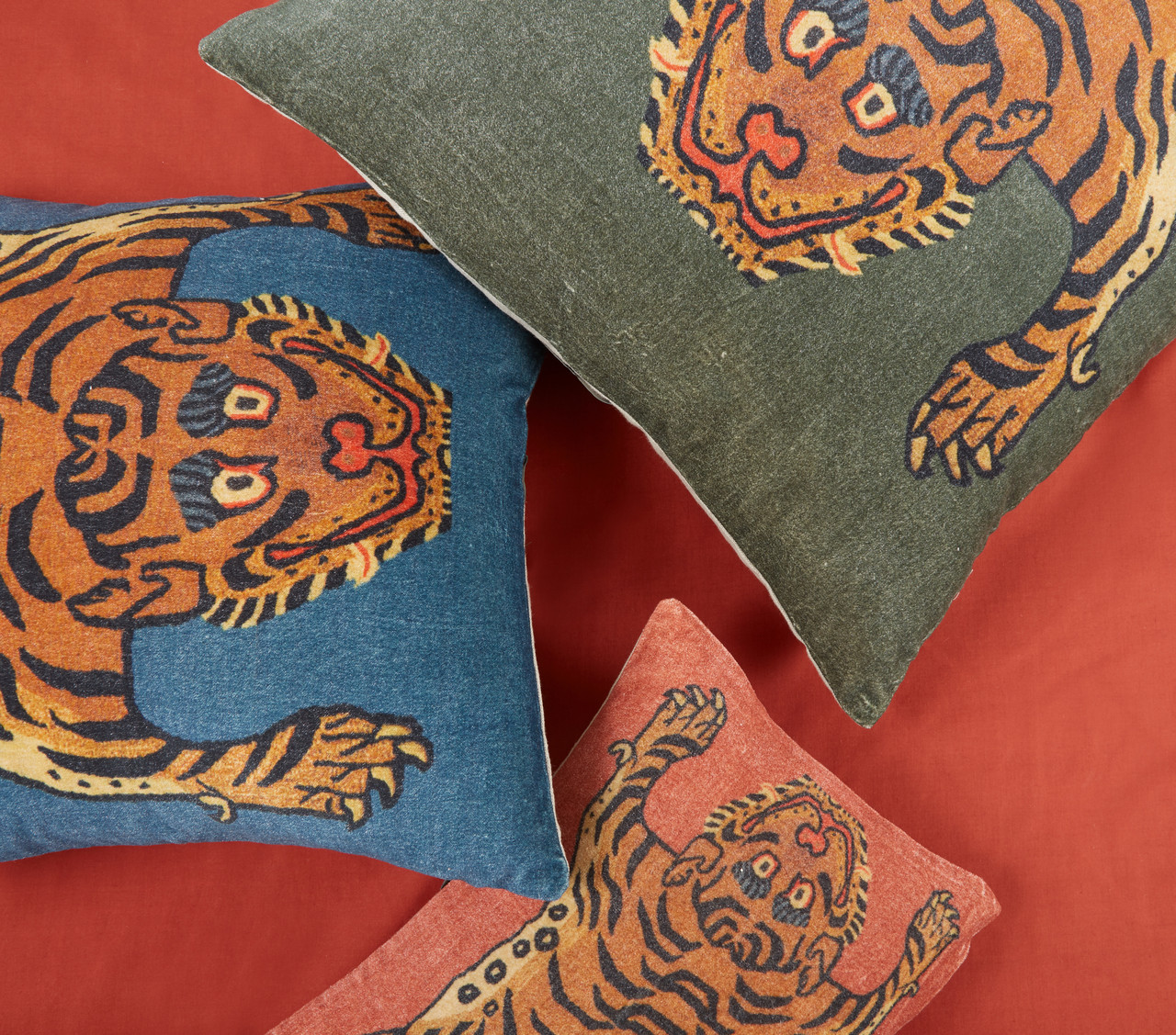 Tibetan Tiger Throw Cushion 18