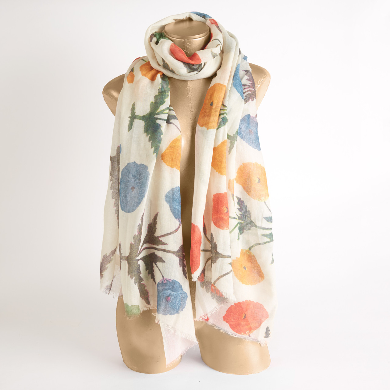 Poppy Cashmere/Silk Scarf