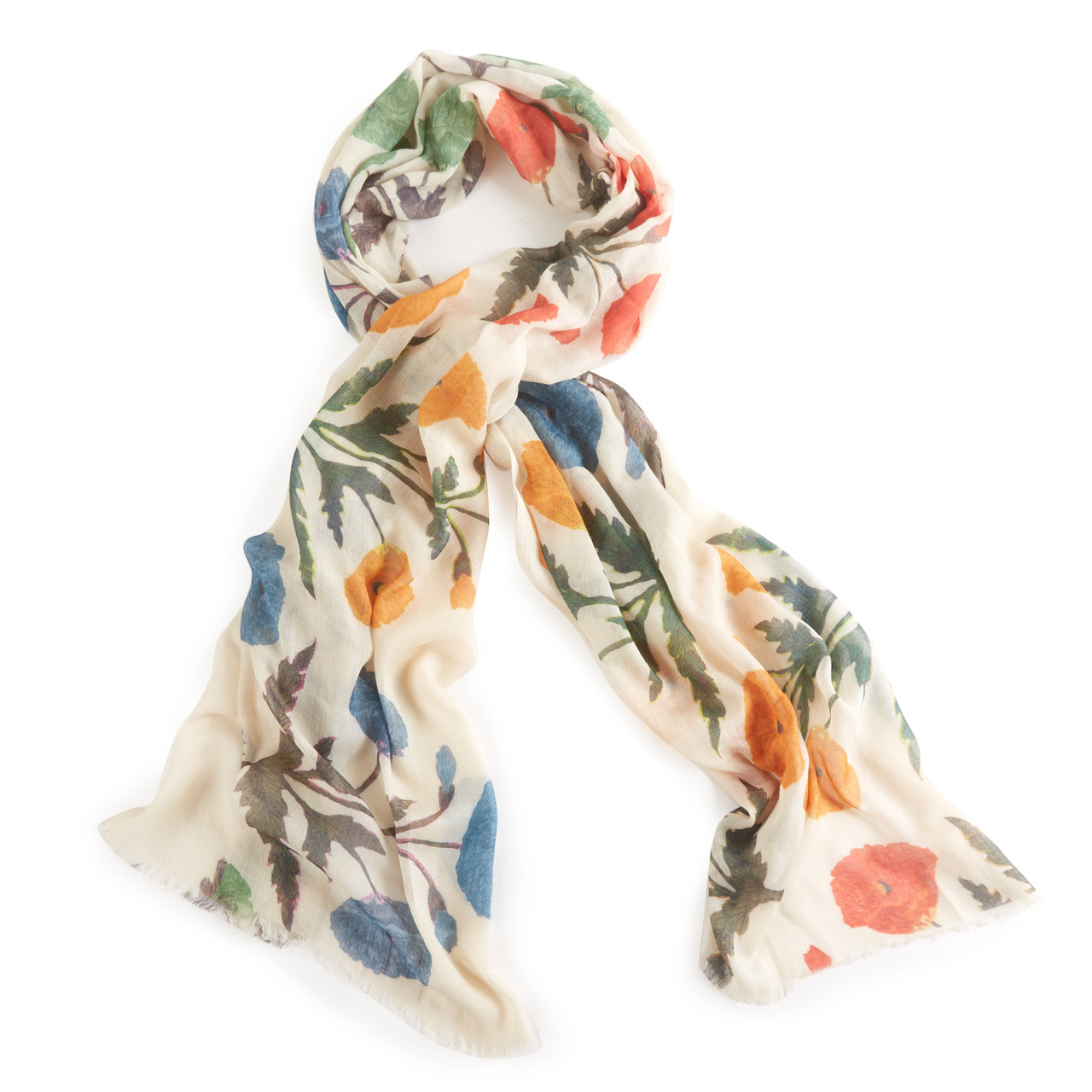 Poppy Cashmere/Silk Scarf