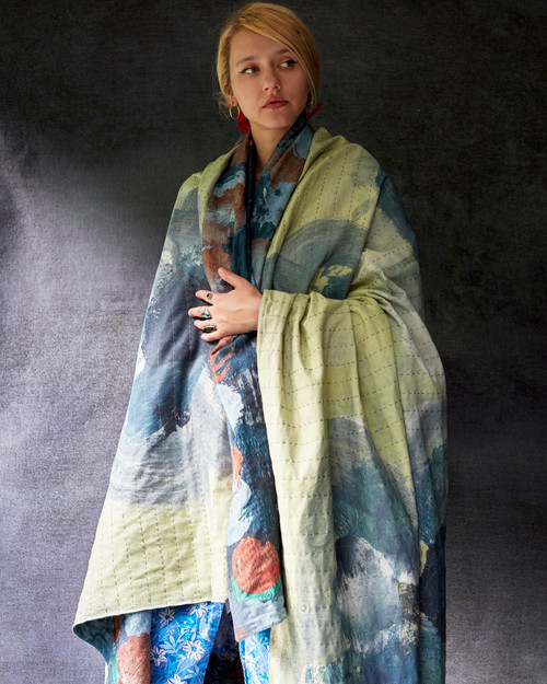 The Painted Blanket Blue Earth/Buttercup - sirensongcuriosities.com