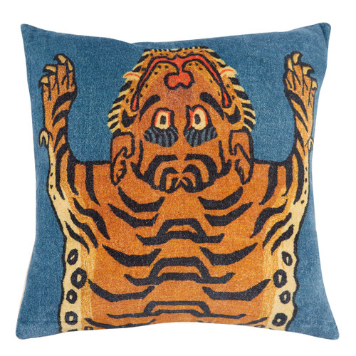 Tibetan Tiger Cushion 18"x18"