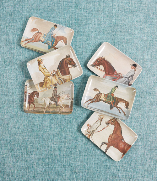 Equine Trays Set of 6