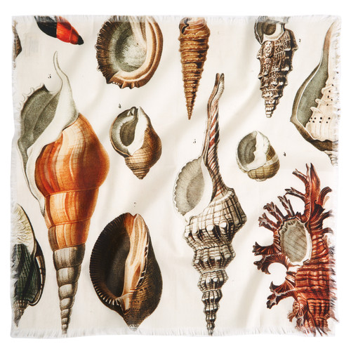 SEA SHELLS VOILE BANDANA