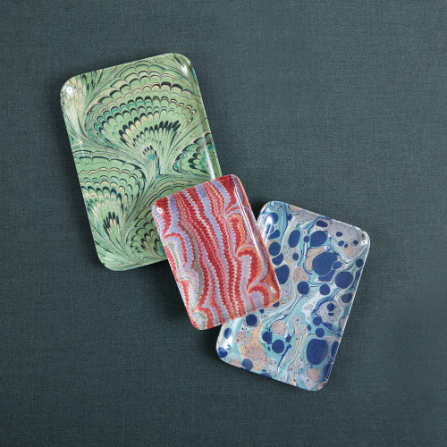 Marble Melamine Tray Set of 3 | Siren Song