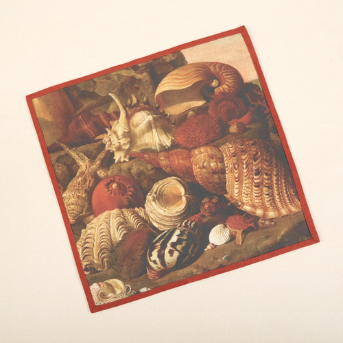 Nautilus Cotton Dinner Napkins Set of 4 – Coastal 20"x20"