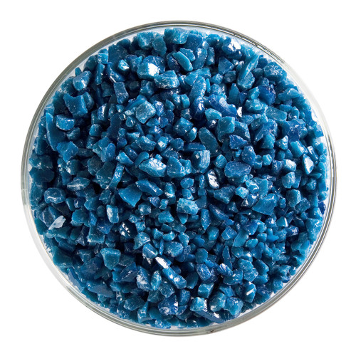 Steel Blue Opal, Frit, 5 or 16 ounce containers, 90 coe