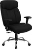 Flash Furniture HERCULES Series 400 lb. Capacity Big & Tall Black Fabric Office Chair with Arms Model GO-1235-BK-FAB-A-GG