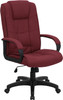 Flash Furniture High Back Burgundy Leather Executive Reclining Office Chair Model GO-5301B-BY-GG