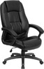 Flash Furniture High Back Black Leather Executive Office Chair, Model GO-7145-BK-GG