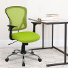 Flash Furniture Mid-Back Green Mesh Office Chair with Chrome Finished Base Model H-8369F-GN-GG 2