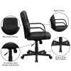 Flash Furniture Mid-Back Black Leather Contemporary Manager's Office Chair Model H8020-GG 4