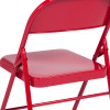 Flash Furniture HERCULES Series Triple Braced & Quad Hinged Red Metal Folding Chair Model HF3-MC-309AS-RED-GG 5