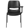 Flash Furniture Black Ergonomic Shell Chair with Right Handed Flip-Up Tablet Arm Model RUT-EO1-BK-LTAB-GG 5