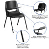 Flash Furniture Black Ergonomic Shell Chair with Left Handed Flip-Up Tablet Arm Model RUT-EO1-BK-RTAB-GG 3