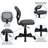 Flash Furniture Mid-Back Gray Mesh Task Chair and Computer Chair Model WA-3074-GY-GG 4