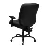 Flash Furniture HERCULES Series 400 lb. Capacity Big and Tall Black Leather Office Chair with Arms and Extra WIDE Seat Model WL-735SYG-BK-LEA-A-GG 3