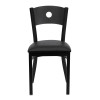 Flash Furniture HERCULES Series Black Circle Back Metal Restaurant Chair - Burgundy Vinyl Seat Model XU-DG-60119-CIR-BLKV-GG 5