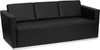 Flash Furniture HERCULES Imperial Series Black Leather Sofa Model ZB-TRINITY-8094-SOFA-BK-GG