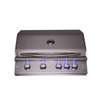 RCS 32" Premier Grill Blue LED w/ Rear Burner NG, Model# RJC32AL