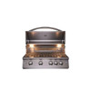 RCS 32" Premier Grill Blue LED w/ Rear Burner NG, Model# RJC32AL