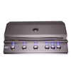 RCS 40" Premier Grill Blue LED w/ Rear Burner NG, Model# RJC40AL