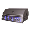 RCS 40" Premier Grill Blue LED w/ Rear Burner NG, Model# RJC40AL