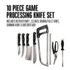 Weston 10 Piece Game Processing Knife Set, Model# 83-7001-W