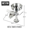 Weston Metal Tomato Strainer, Model# 07-1201-W