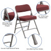 Flash Furniture HERCULES Series Burgundy Fabric Folding Chair, Model# 2-AW-MC320AF-BG-GG 3