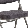 Flash Furniture HERCULES Series Gray Fabric Folding Chair, Model# 2-AW-MC320AF-GRY-GG 7