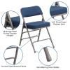 Flash Furniture HERCULES Series Navy Fabric Folding Chair, Model# 2-AW-MC320AF-NVY-GG 3