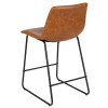 Flash Furniture 2PK 24" LT Brown Dining Stool, Model# 2-ET-ER18345-24-LB-GG 5