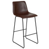 Flash Furniture 2PK 30" DK Brown Dining Stool, Model# 2-ET-ER18345-30-DB-GG 7