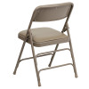 Flash Furniture HERCULES Series Beige Vinyl Folding Chair, Model# 2-HA-MC309AV-BGE-GG 5