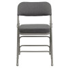 Flash Furniture HERCULES Series Gray Fabric Folding Chair, Model# 2-HA-MC320AF-GRY-GG 3