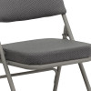 Flash Furniture HERCULES Series Gray Fabric Folding Chair, Model# 2-HA-MC320AF-GRY-GG 6