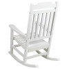 Flash Furniture Winston White Wood Rocking Chair, Model# 2-JJ-C14703-WH-GG 5