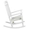 Flash Furniture Winston White Wood Rocking Chair, Model# 2-JJ-C14703-WH-GG 7