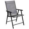 Flash Furniture 2PK Black Folding Patio Chair, Model# 2-TLH-SC-044-B-GG 7