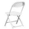 Flash Furniture Kids White Folding Chair, Model# 2-Y-KID-WH-GG 5