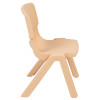 Flash Furniture 2PK Natural Plastic Chair, Model# 2-YU-YCX-003-NAT-GG 5