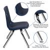 Flash Furniture Navy Student Stack Chair 12", Model# ADV-SSC-12NAVY 3